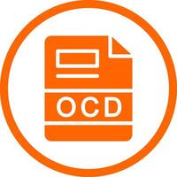 OCD Creative Icon Design vector