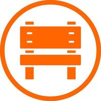 Bench Creative Icon Design vector