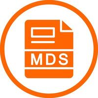 MDS Creative Icon Design vector
