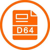 D64 Creative Icon Design vector