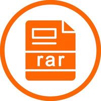 rar Creative Icon Design vector
