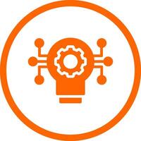 Technology Disruption Creative Icon Design vector