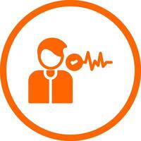 Voice Recognition Creative Icon Design vector