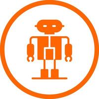 diseño de icono creativo robot vector