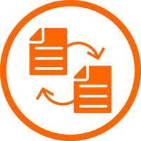 Copy Document Creative Icon Design vector