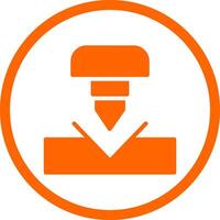Bending Creative Icon Design vector
