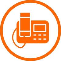 Telephone Creative Icon Design vector