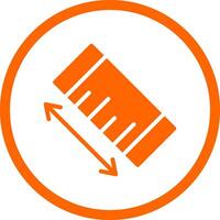 Ruler Creative Icon Design vector