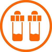 Test Tube Creative Icon Design vector