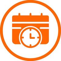 Deadline Creative Icon Design vector