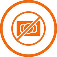No Money Creative Icon Design vector