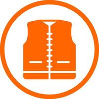 Fishing Vest Creative Icon Design vector