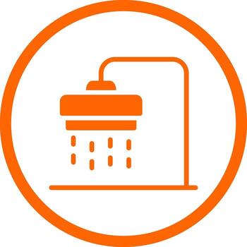 Shower Creative Icon Design vector