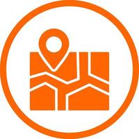 Map Creative Icon Design vector