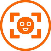 Face Detection Creative Icon Design vector
