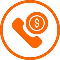 Phone Call Creative Icon Design vector