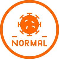 New Normal Creative Icon Design vector