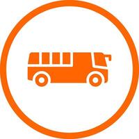 Bus Creative Icon Design vector