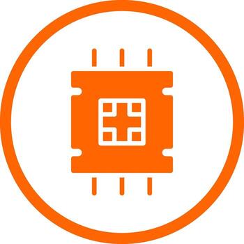 Processor Creative Icon Design vector