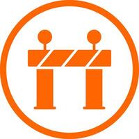 Barrier Creative Icon Design vector