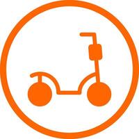 Scooter Creative Icon Design vector