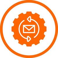 Marketing Automation Creative Icon Design vector