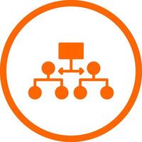 Labeled Hierarchy Creative Icon Design vector