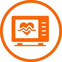 Monitor Creative Icon Design vector