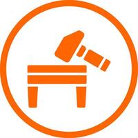 Anvil Creative Icon Design vector