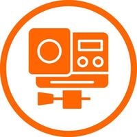 Action Camera Creative Icon Design vector