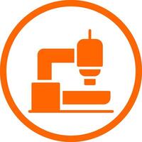 Microscope Creative Icon Design vector