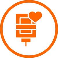 Transfusion Creative Icon Design vector