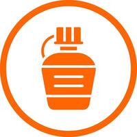 Water Bottle Creative Icon Design vector