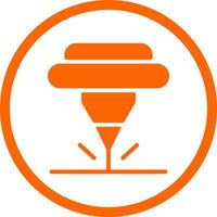 Laser Creative Icon Design vector