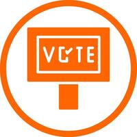 Vote Creative Icon Design vector