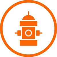 Fire Hydrant Creative Icon Design vector