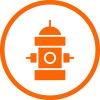 Fire Hydrant Creative Icon Design vector