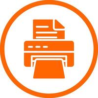 Printer Creative Icon Design vector