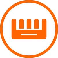 Comb Creative Icon Design vector