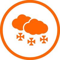 Snow Creative Icon Design vector