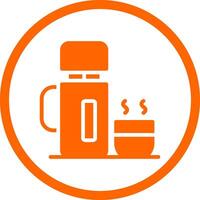 Thermos Creative Icon Design vector