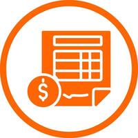 Invoice Creative Icon Design vector