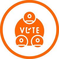 diseño de icono creativo de elecciones vector