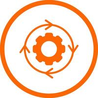 Cycle Diagram Creative Icon Design vector