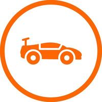 Super Car Creative Icon Design vector