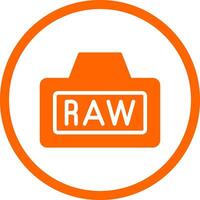 Raw Creative Icon Design vector