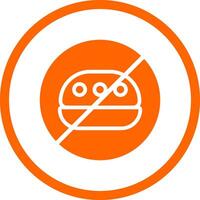 No Food Creative Icon Design vector