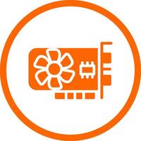 Graphic Card Creative Icon Design vector