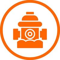 Fire Hydrant Creative Icon Design vector