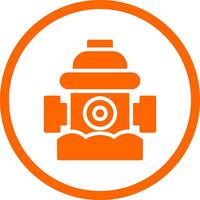 Fire Hydrant Creative Icon Design vector